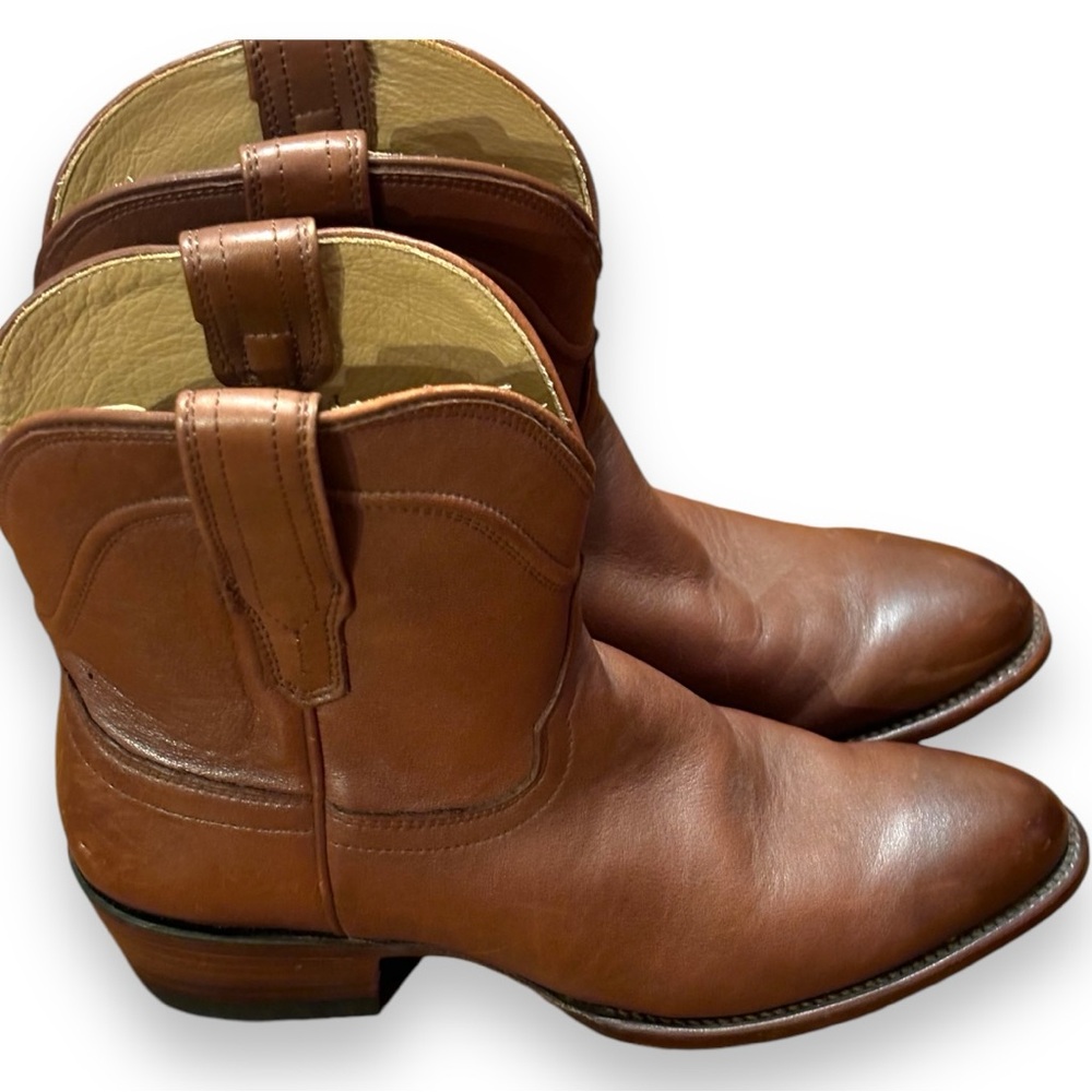 Tecovas The Penny Leather Boot in Bourbon in Size 7.5